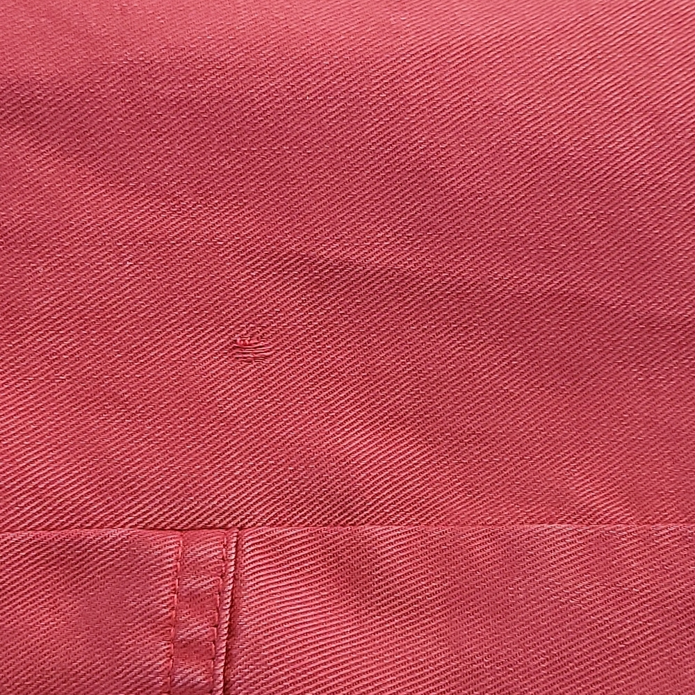 French Laundry Tencel Red Button Down Flap Button Close Shirt Jacket Size Large. - Picture 6 of 7